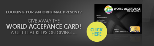 Get the World Acceptance Card